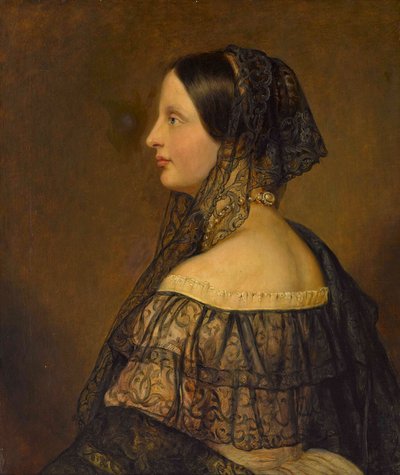 Prinses Auguste Ferdinande van Beieren, Aartshertogin van Oostenrijk-Toscane door Joseph Carl Stieler